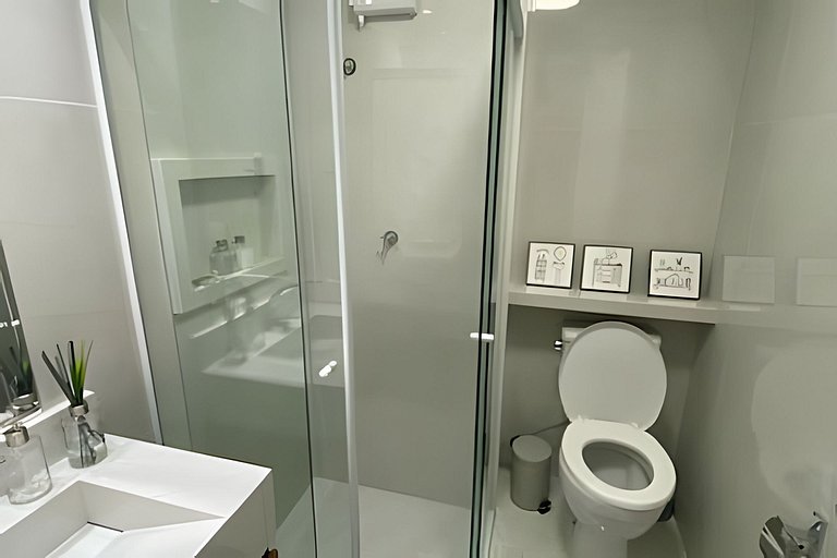 1804 Apto c/garagem, próx metro, USP /Jockey