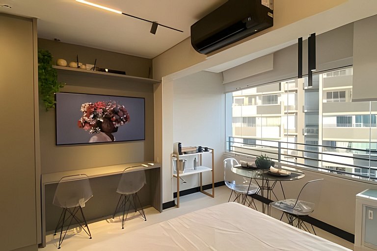 713 Conforto, Estilo e Vista para a Piscina