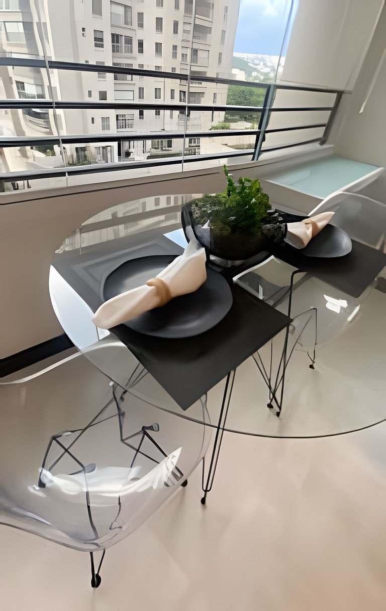 713 Conforto, Estilo e Vista para a Piscina