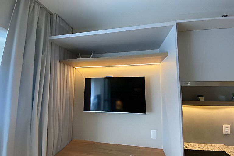 616 - Studio elegante e funcional com todo conforto