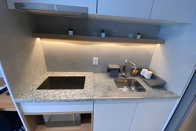 616 - Studio elegante e funcional com todo conforto