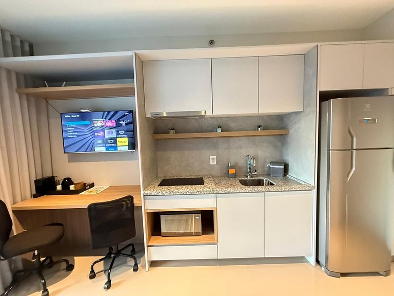 616 - Studio elegante e funcional com todo conforto