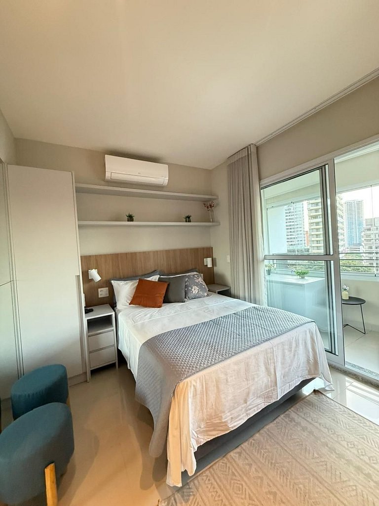 616 - Studio elegante e funcional com todo conforto
