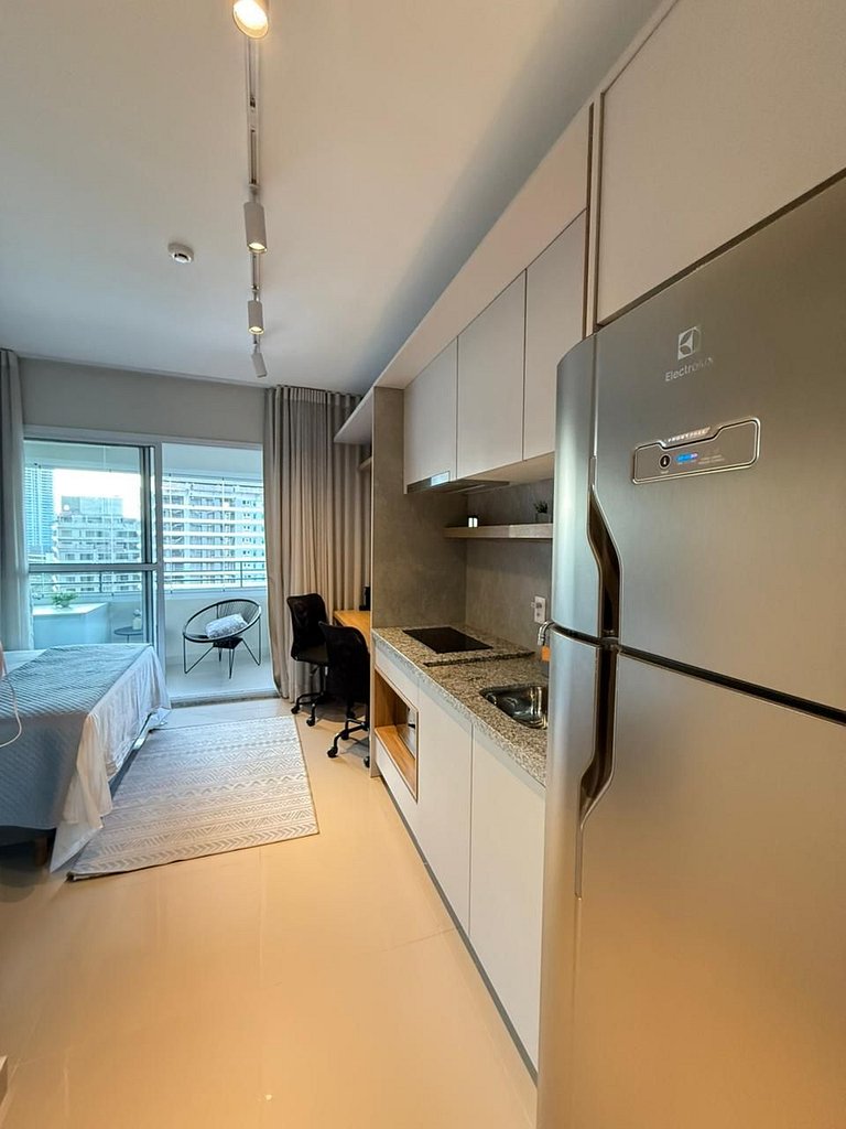 616 - Studio elegante e funcional com todo conforto