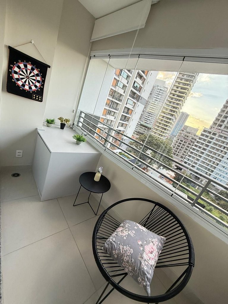 616 - Studio elegante e funcional com todo conforto