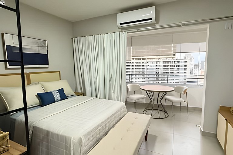 Studio moderno e funcional no Butantã