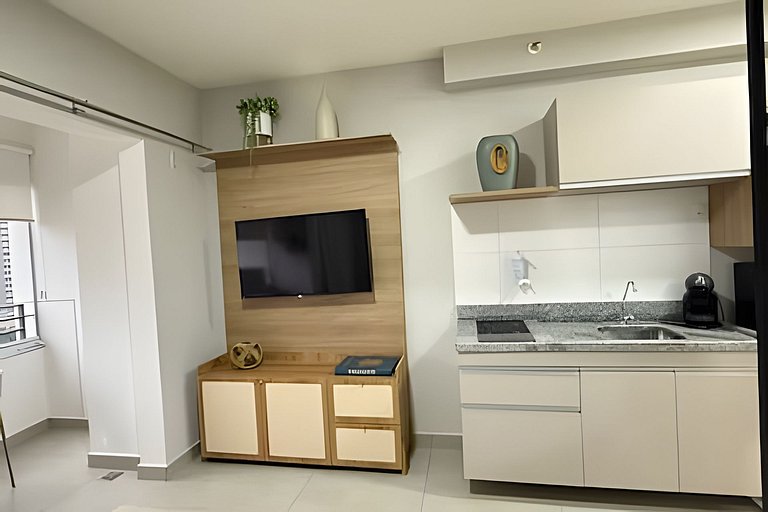 Studio moderno e funcional no Butantã