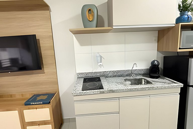 Studio moderno e funcional no Butantã