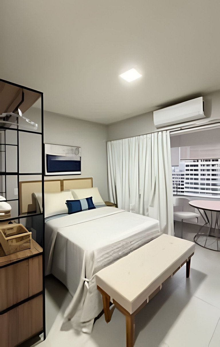 Studio moderno e funcional no Butantã