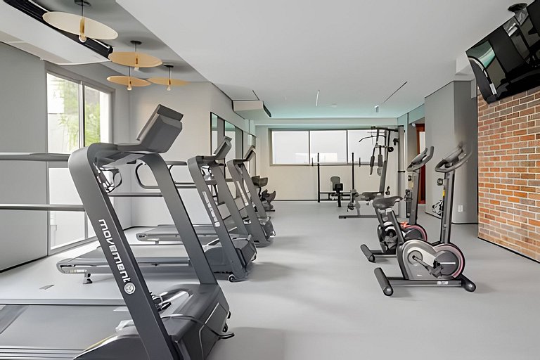 Studio no 22º andar c/ vista incrível Faria Lima