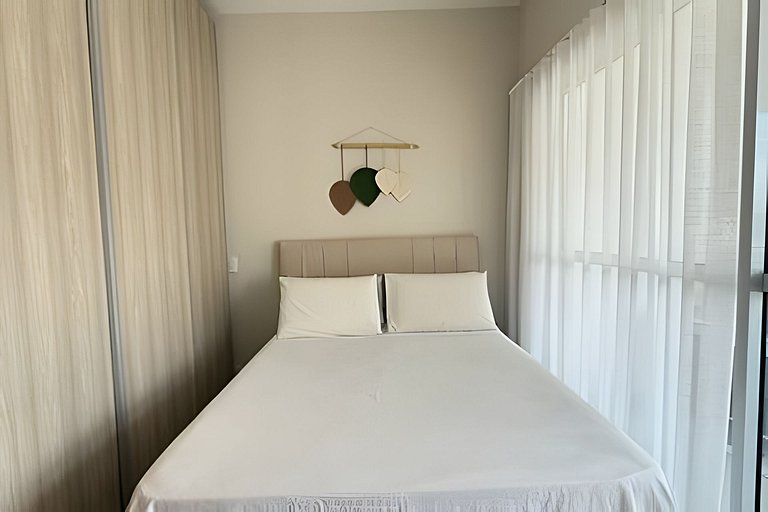 Studio aconchegante a passos do metrô