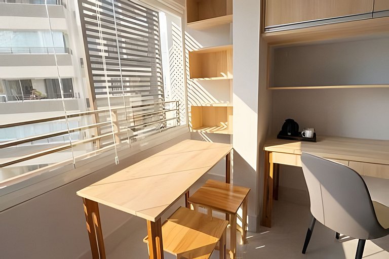 Studio Moderno e Completo no Butantã