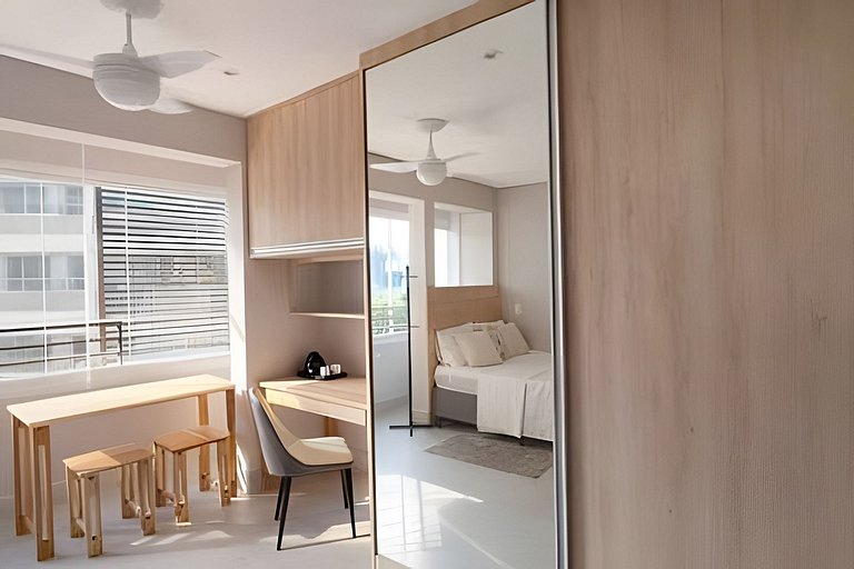 Studio Moderno e Completo no Butantã