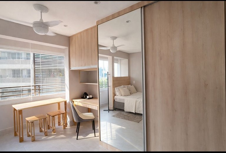 Studio Moderno e Completo no Butantã