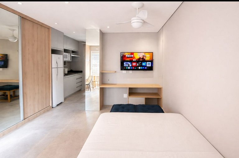 Studio Moderno e Completo no Butantã