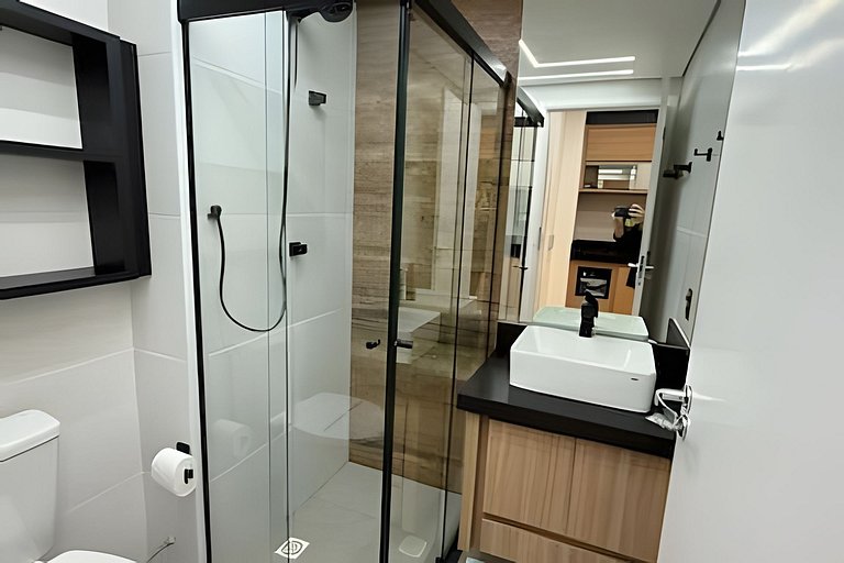 Studio Moderno com Vista Incrível da Cidade