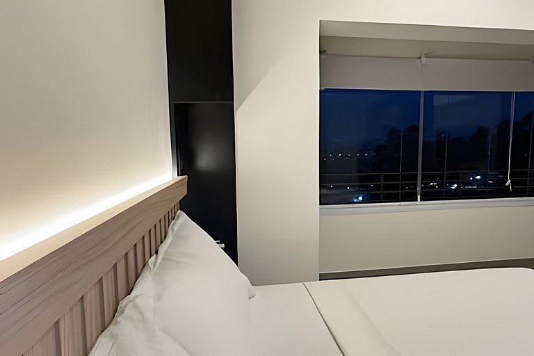 Studio Moderno com Vista Incrível da Cidade