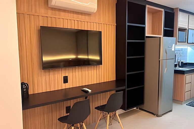 705 - Studio aconchegante e moderno