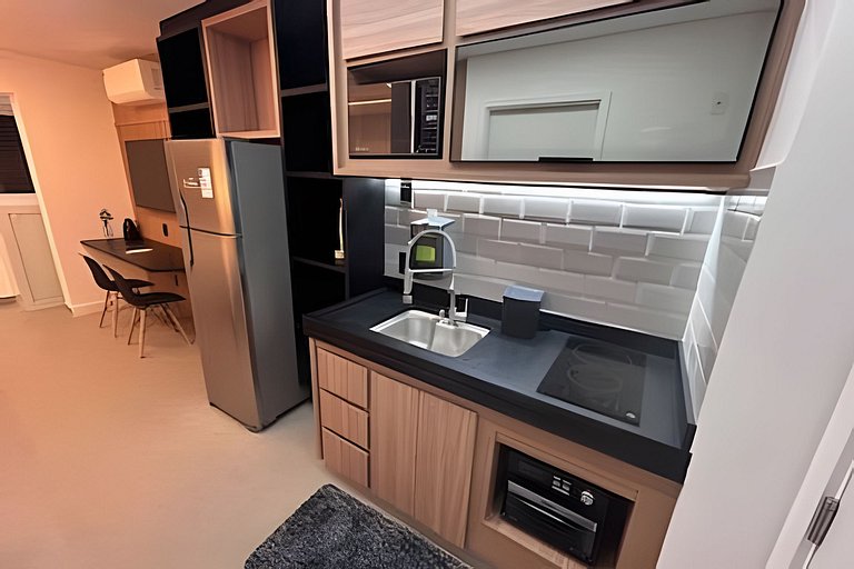 705 - Studio aconchegante e moderno