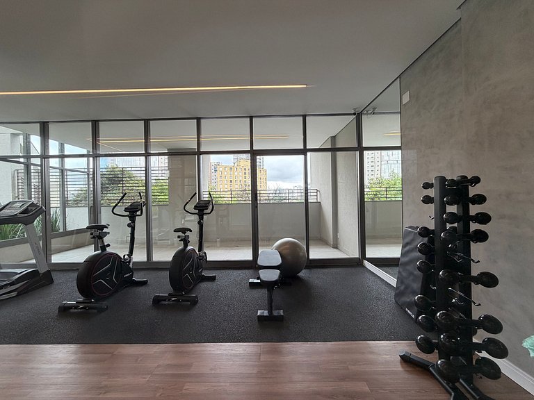 106 - Studio Novo com Academia e Lounge