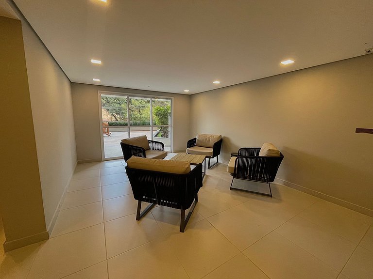 106 - Studio Novo com Academia e Lounge