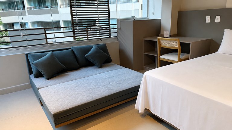 106 - Studio Novo com Academia e Lounge