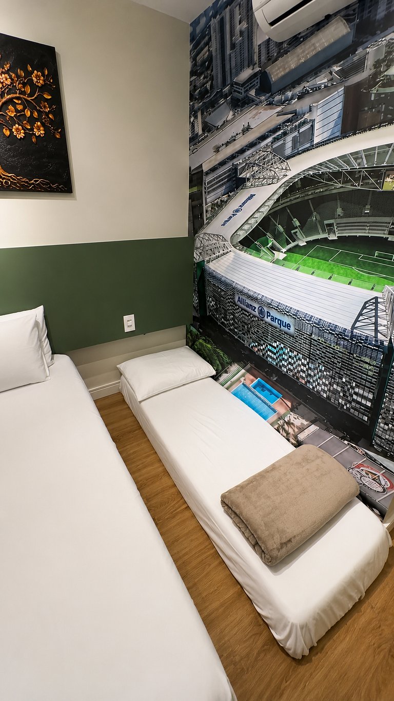 910 - Studio Palmeiras | A poucos minutos do Allianz Parque