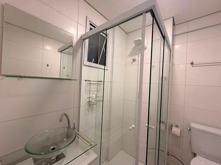 Studio com Vista Incrível, Piscina e Academia