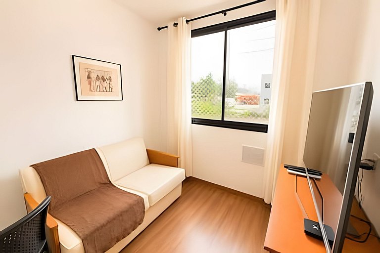 Aconchego retrô em SP | 2 quartos + home office