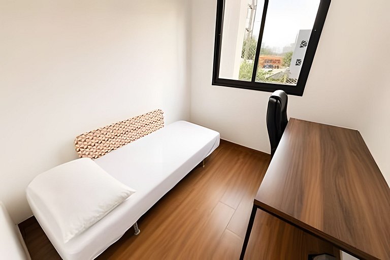 Aconchego retrô em SP | 2 quartos + home office