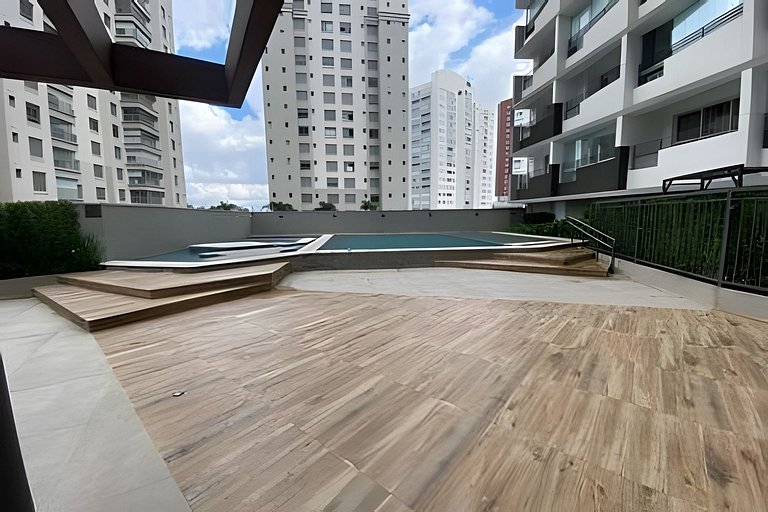 819 - Studio Iluminado com Vista Privilegiada