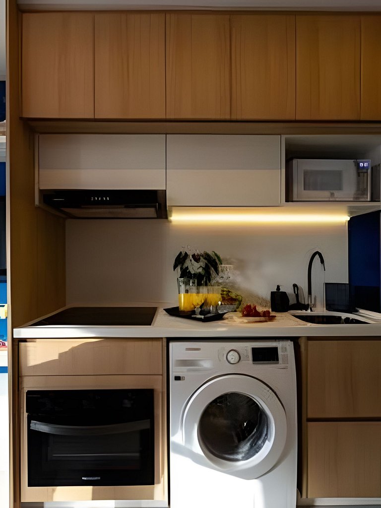 1610 - Studio Sofisticado | Conforto em Cada Detalhe